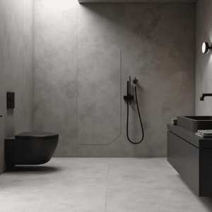 microcement bathroom